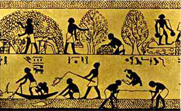 Древнеегипетские фрески