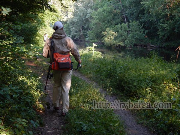 в поисках места для микроджиговой ловли