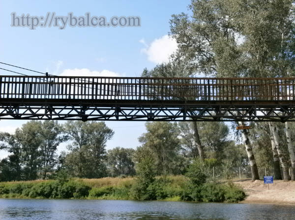 Подвисной мост на Ворскле Подвисной мост на Ворскле