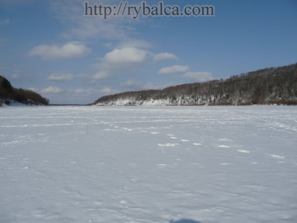 Ока зимой Ока зимой
